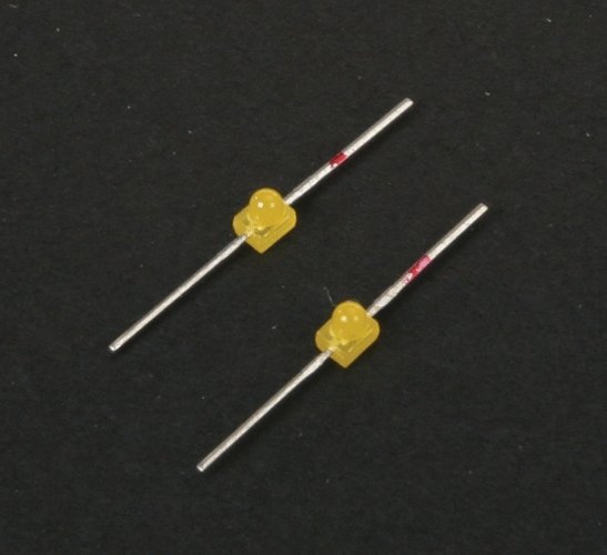 LEDs -- Yellow, 2mm, All Scales, Brawa Modellspielwaren 3295