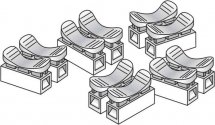 Just Plug -- Accessory Splicer Plugs pkg(12), All Scales, Woodland Scenics 5686