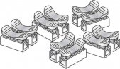 Just Plug -- Accessory Splicer Plugs pkg(12), All Scales, Woodland Scenics 5686
