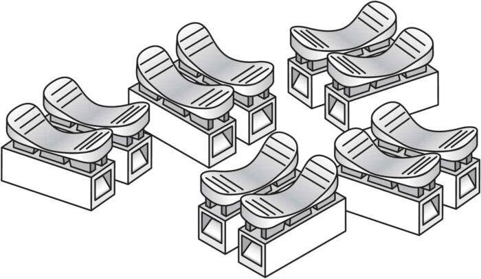 Just Plug -- Accessory Splicer Plugs pkg(12), All Scales, Woodland Scenics 5686