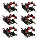 Buffer Stop with Flashing Light - 6 pack - HO-OO - Proses BF-HO-12-6