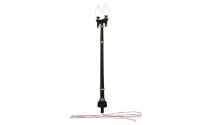 Double Lamp Post - Just Plug Value Pack -- With Light Hub pkg(12), N, Woodland Scenics 5913