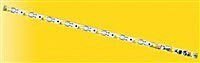 Passenger Car Interior LED Light w/DCC Decoder -- Yellow LEDs, 1/4 x 10′ .7 x 25.4cm, HO, Viessmann Modellspielwaren 5076