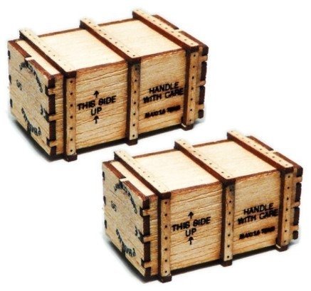 Big Machinery Crates Kit - 2 pcs - HO-OO - Proses HL-K-02