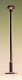 Modern Street Light -- 3-15/16′ 100mm Height, HO, Brawa Modellspielwaren 5019