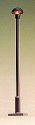 Modern Street Light -- 3-15/16′ 100mm Height, HO, Brawa Modellspielwaren 5019