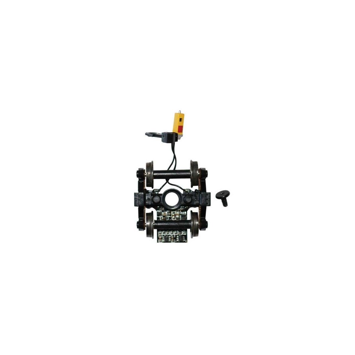 Truck-Mounted, Track-Powered Flashing LED End-of-Train Device -- Roller Bearing Truck, HO, Bachmann Industries 42907
