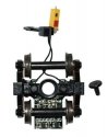 Truck-Mounted, Track-Powered Flashing LED End-of-Train Device -- Roller Bearing Truck, HO, Bachmann Industries 42907