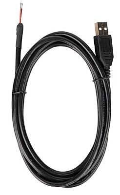 USB 2.0 to Bare Wire End Cable -- 6-1/2′ 2m, HO, Faller Gmbh 180731