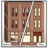 Light Diffusing Window Film - Just Plug(TM) -- 261 sq in 1394 sq cm, All Scales, Woodland Scenics 5715