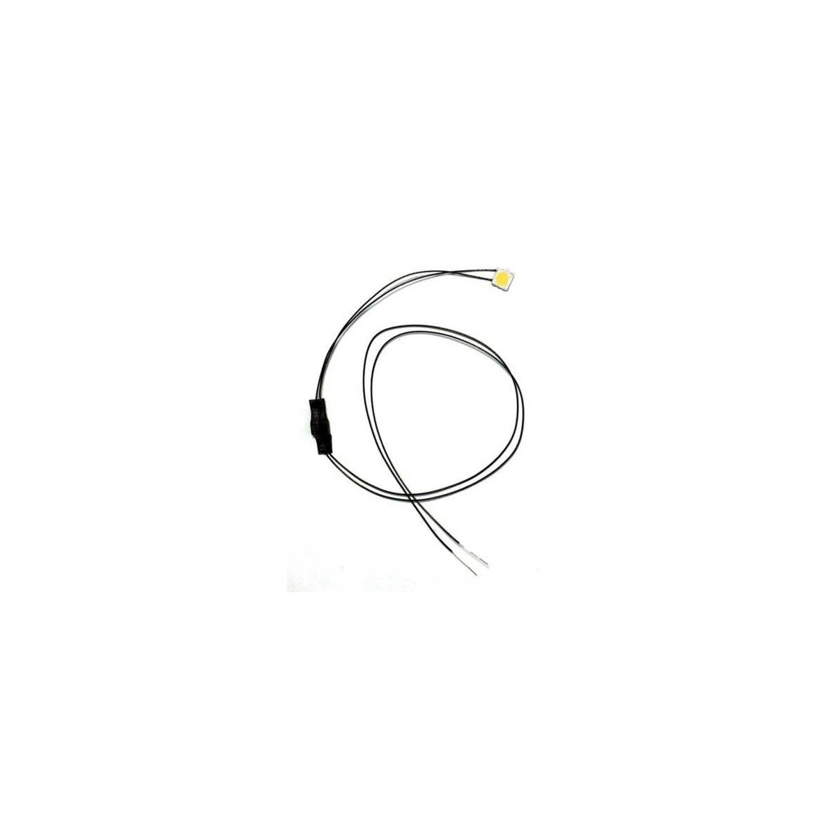 Mega Chip LED High Brightness SMD Style w/8′ 20.3cm Wire Leads -- Warm White 3/16 x 3/16 x 1, All Scales, Evan Designs UM0