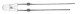 Standard Light Emiting Diodes (LEDs) 1/8′ 3mm Diameter -- White pkg(2), All Scales, Miniatronics Corp. 1230002