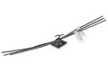 Tidy Wire - Kit - Just Plug Lighting System -- 12 - Wire Mounts, All Scales, Woodland Scenics 5717