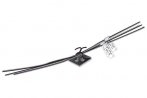 Tidy Wire - Kit - Just Plug Lighting System -- 12 - Wire Mounts, All Scales, Woodland Scenics 5717