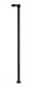 Single-Arm Square LED Light 3-Pack -- Bronze (cool white LED) 30 Scale Feet Tall, N, Atlas Model Railroad Co. 70000184