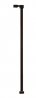 Single-Arm Square LED Light 3-Pack -- Bronze (cool white LED) 30 Scale Feet Tall, N, Atlas Model Railroad Co. 70000184