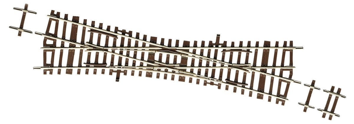 Single slip turnout -- Einfache Kreuzungsweiche -- EKW15 п