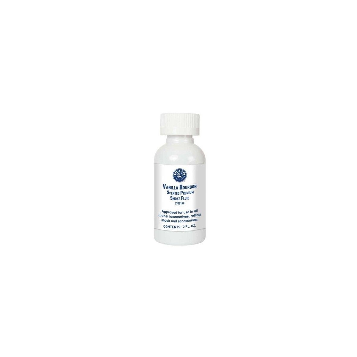 Vanilla Bourbon Scented Smoke Fluid -- 2oz 59.1ml, All Scales, Lionel 2330190
