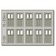 2 Lite Doors - 10 pcs 12X23mm - HO-OO - Proses D-001