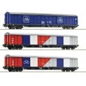 Bicycle transport -- Fahrradtransport -- 3-piece set - HO - Roco Fleischmann 77022