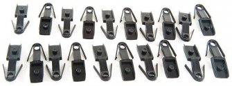 Long Shank Extended Drawbar 20-Pack, HO, WalthersProto 6020