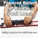 Powered Railer For Marklin 3-Rail Tracks - HO - Proses RLR-03