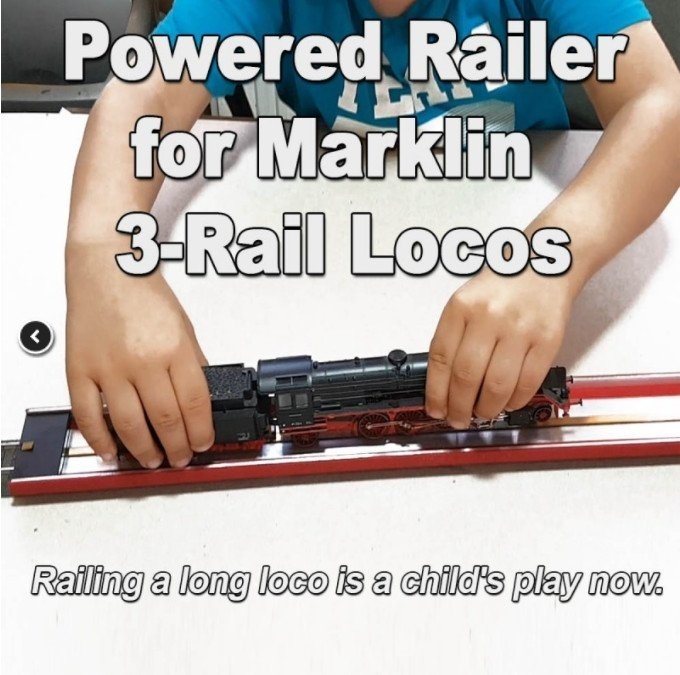 Powered Railer For Marklin 3-Rail Tracks - HO - Proses RLR-03