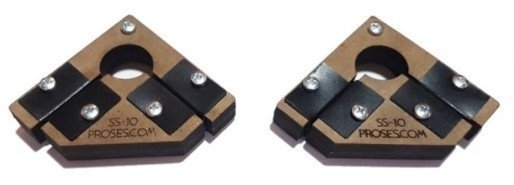 90 Degree Snap - Glue Magnetic Set Squares - 2 pcs - Large Scale - Proses PR-SS-11