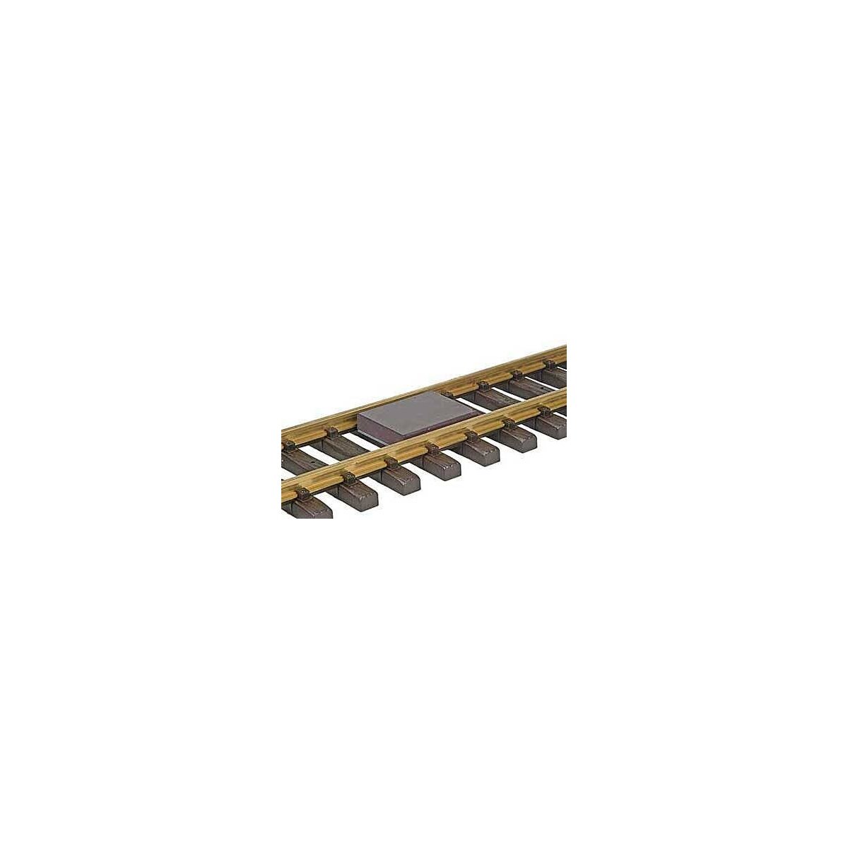Uncoupler-Magnetic -- Between the Rails Mount for O 2-Rail, O, Kadee Quality Products 811