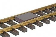Uncoupler-Magnetic -- Between the Rails Mount for O 2-Rail, O, Kadee Quality Products 811