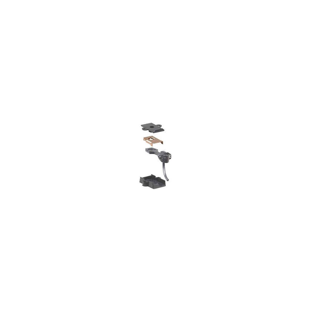 58 Scale Metal Coupler - Kit - Magne-Matic(R) -- Medium 9/32′ Centerset w/232 Draft Gear Box, HO, Kadee Quality Products 58