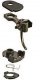33 Plastic-Shank Coupler - Kit - Magne-Matic(R) -- Short 1/4′ Centerset w/233 Draft Gear Box, HO, Kadee Quality Products 33