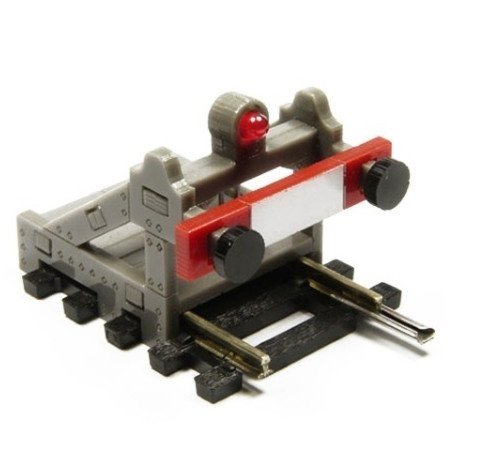 Wireless Buffer Stop - Grey - HO-OO Proses BF-HO-03