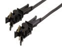 Electrically Conductive Couplers w/Wire Lead -- Fits NEM Standard Coupler Pocket, 2-Po, HO, Viessmann Modellspielwaren 5048