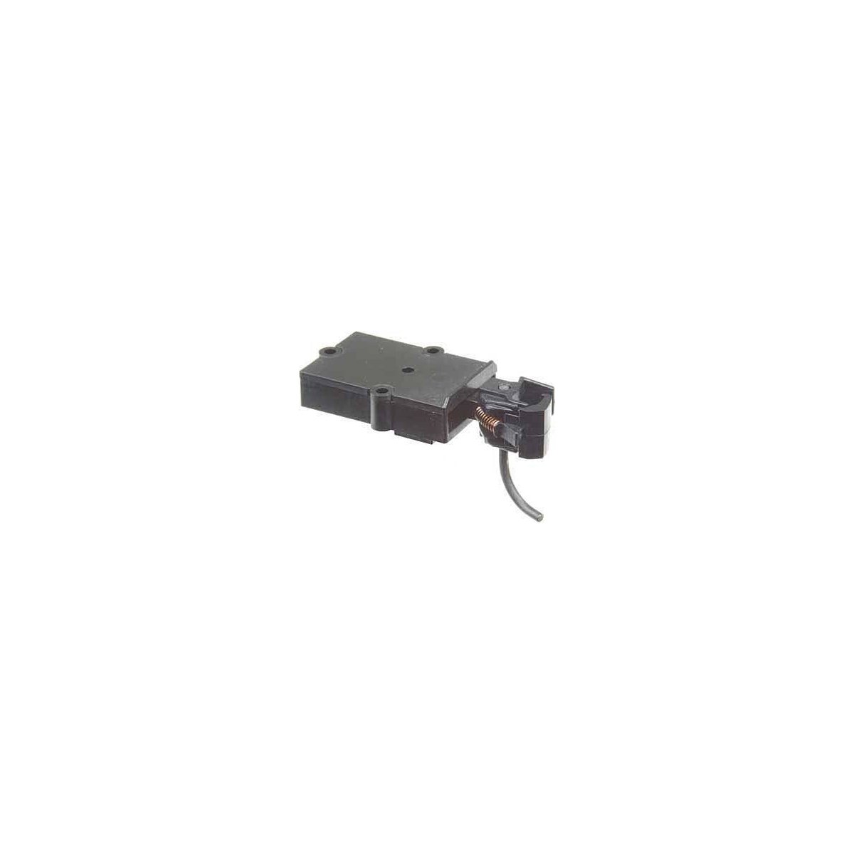 Coupler w/Straight Centerset Shank In Standard Draft Gear Box -- Black, 1 Pair, G, Kadee Quality Products 830