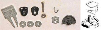 Swing Bracket Adaptor - Kit -- 1 Pair, HO, Kadee Quality Products 454