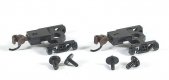 Freight Trucks (Less Wheels) 12 Pairs -- Friction-Bearing, N, Bachmann Industries 42534