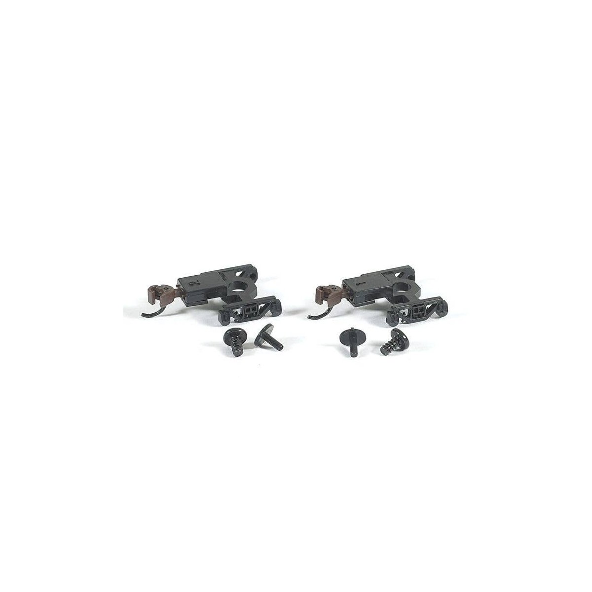 Freight Trucks (Less Wheels) 12 Pairs -- Friction-Bearing, N, Bachmann Industries 42534
