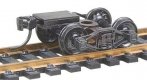 Bettendorf T-Section Fully Sprung Metal Trucks w/Whisker(R) Couplers - Kit -- Code 110 (.11, HO, Kadee Quality Products 512