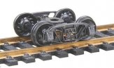 1898 Andrews Fully Sprung Metal Trucks -- Code 110 (.110`) 33` Ribbed-Back RP-25 Wheels - 1, HO, Kadee Quality Products 509