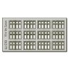 Pane Dbl Unit Windows 12 pcs 19X14-5mm HO-OO - Proses W-010