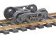 Barber(R) S-2 70-Ton Roller Bearing Fully Sprung Self-Centering Metal Trucks -- Code 110 (., HO, Kadee Quality Products 558