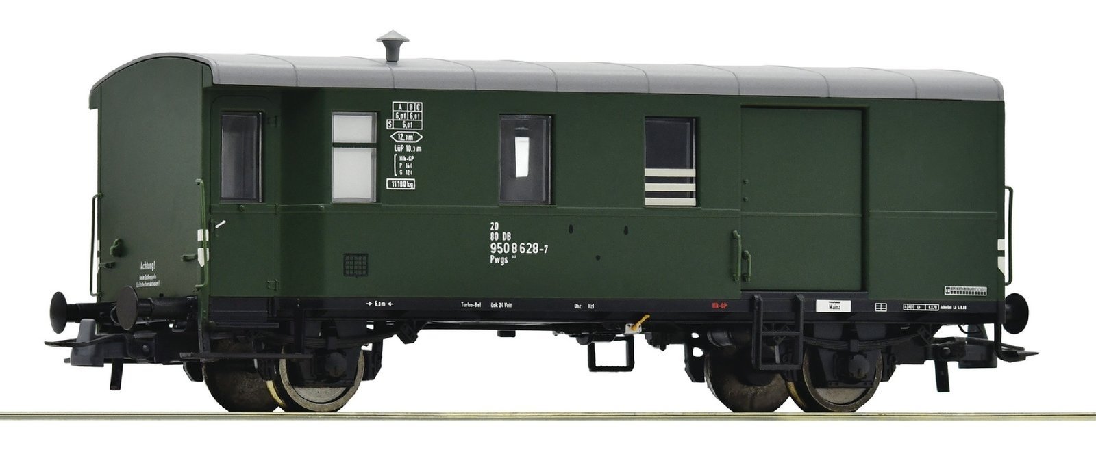 Goods train baggage wagon -- Gterzuggepckwagen --