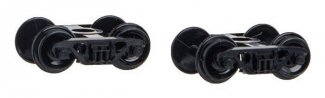 Barber Roller Bearing Trucks w/36′ Wheels -- 1 Pair, N, Micro Trains by Atlas 302080