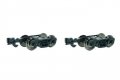 Roller Bearing Freight Car Trucks w/Metal Wheels -- 1 Pair, G, Bachmann Industries 92430