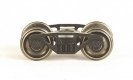 Barber S2 100-Ton Roller-Bearing Trucks with Metal Wheels -- 1 Pair, HO, Bachmann Industries 42909
