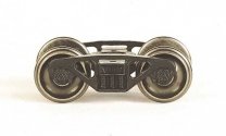 Barber S2 100-Ton Roller-Bearing Trucks with Metal Wheels -- 1 Pair, HO, Bachmann Industries 42909