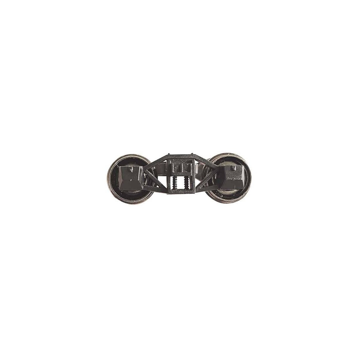 Old-Time Arch-Bar Friction-Bearing Trucks with Metal Wheels -- 1 Pair, HO, Bachmann Industries 42911