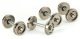 36′ Turned Metal RP-25 Wheelsets -- With Metal Axles pkg(100), HO, WalthersProto 2305