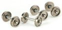 36′ Turned Metal RP-25 Wheelsets -- With Metal Axles pkg(100), HO, WalthersProto 2305